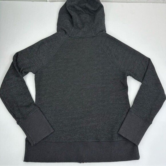 The North Face Women’s Dark Gray Full Zip Hooded French Terry Track Jacket M/C37 - Picture 8 of 14